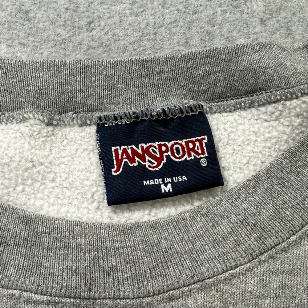 Vintage 90s Alabama Crimson Tide Sweatshirt M JanSport Made USA Tackle Twill‎ - Picture 9 of 11